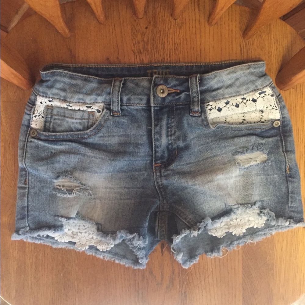 Girls True Craft Denim Shorts